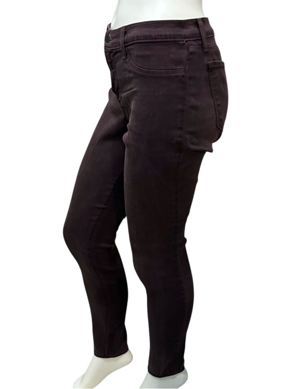 J Brand Super Skinny Pants Jeggings in Lacquered Pinot Wash (purple)- Size 29 - Picture 3 of 13